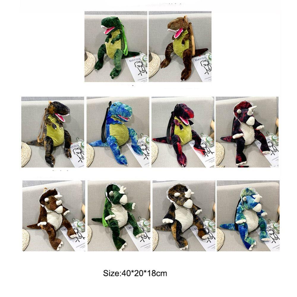 Gift Cartoon Dinosaur Crossbody Bag Funny Kawaii Anime School Bag Large Capacity Dinosaur Backpack