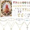 Weihnachts Kristall Armband Adventskalender Geschenk Verlorener Schmetterling Gold Silber 24 Tage Countdown 2025 Kinder Überraschungsbox Stimmungs-Requisiten