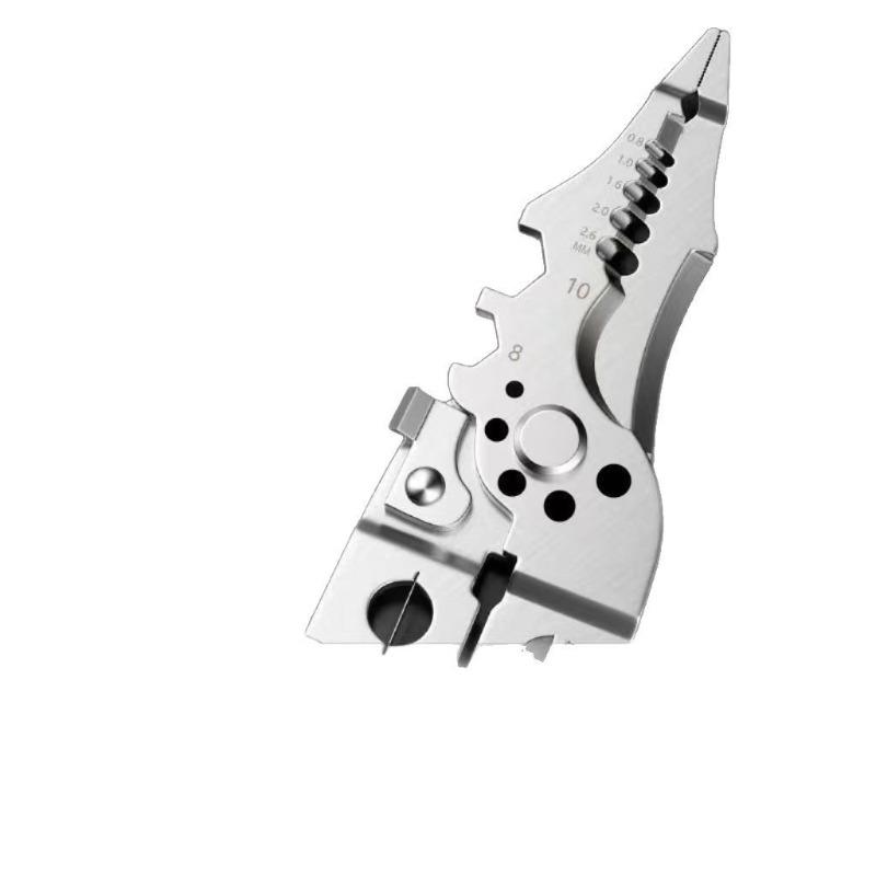 Multifunctional 9-inch Wire Stripping Pliers 21-in-1 Electrician Wire Cutter, Stripper, Crimper, and Twister Pliers