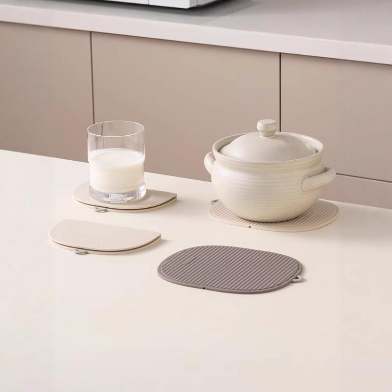 Silicone Trivet Mats Silicone Pot Holders For Hot Pots Pans Heat Resistant Counter Mats For Countertops Spoon Rest Coasters
