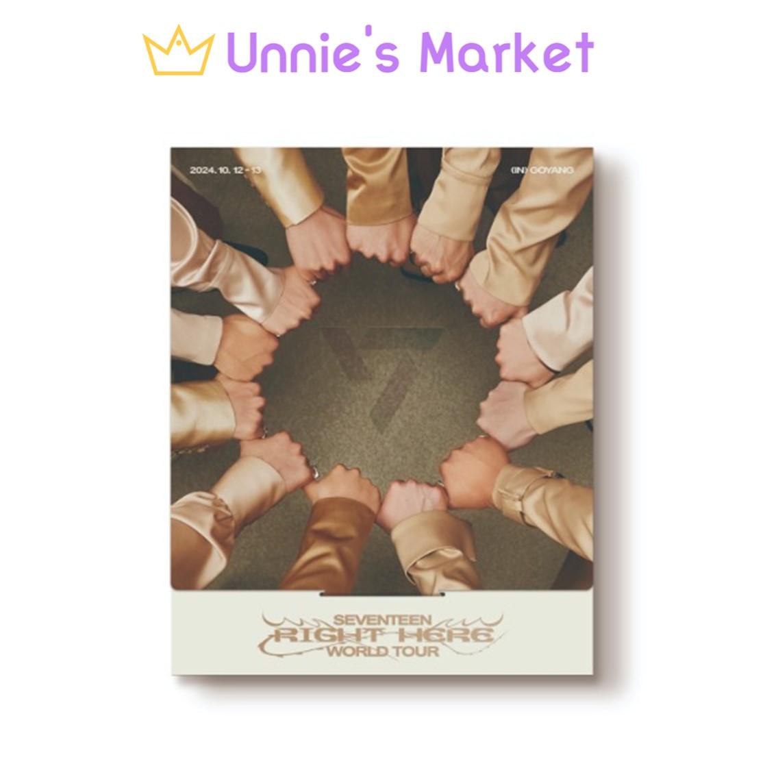 

[Pre-order][WEVERSE SHOP POB] SEVENTEEN WORLD TOUR [RIGHT HERE] Digital Code + Free Gift NO POB