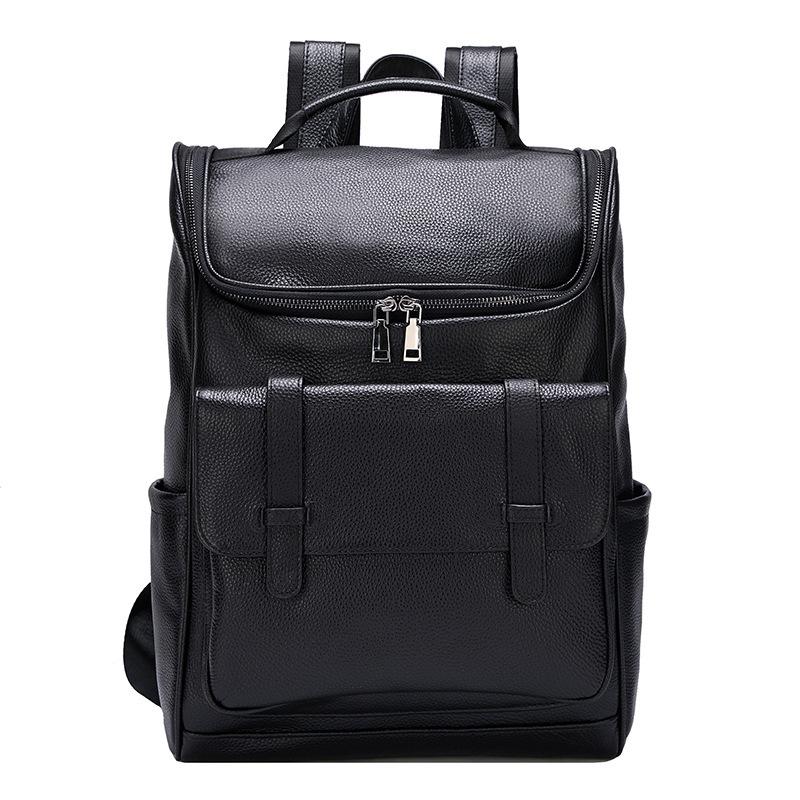 Hot-selling business commuter computer bag leather fashion personalized backpack bag large capacity universal backpack