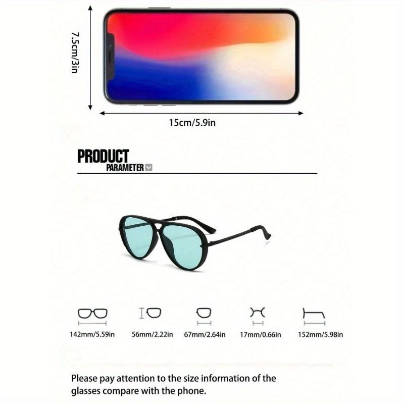 Feye 1pc Women's Retro Minimalist Large Frame Fashion Fashion Glasses, Suitable For Beach And Travel