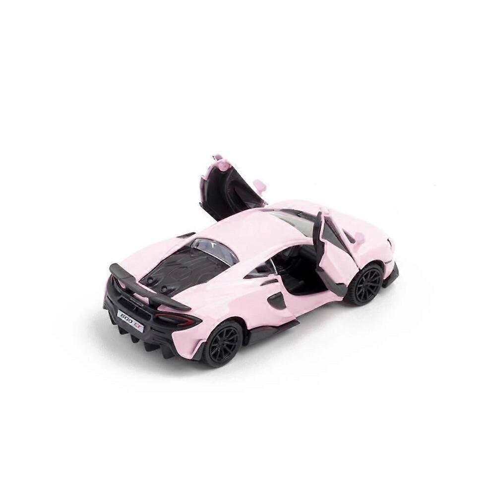 (E) Simulation Racing Car Model 1:36 pink alloy sports car series model children's toys