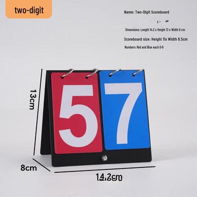 Przenośny Mini Scoreboard do Tenisa Stołowego (2-Pack) Wtyczka CN (adapter w zestawie)