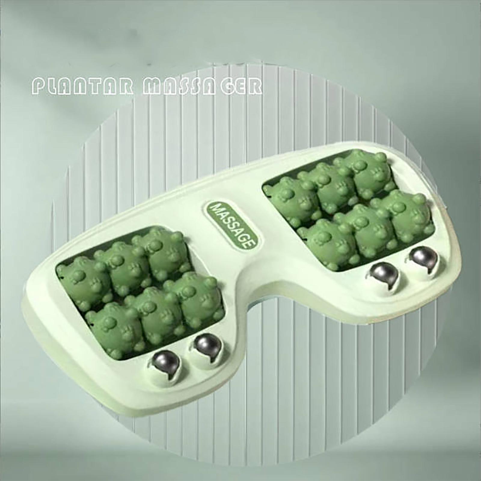 

МАССАЖ Ролик для массажа стоп, Облегчение подошвенного фасциита, Массажер для стоп с магнитными шариками и кошачьим глазом, Адаптируется к стопе и расслабляет мышцы свода. One Size
