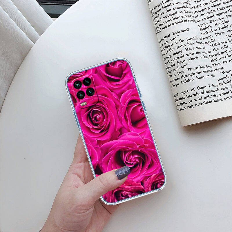 MH131 Roses Flower Case for Motorola E7 G6 G7 G8 G9 Plus Power Play G10 G20 G04 E30 E40 E22 E20 E13 E15 G22 G23 G05 G75 G35 G55