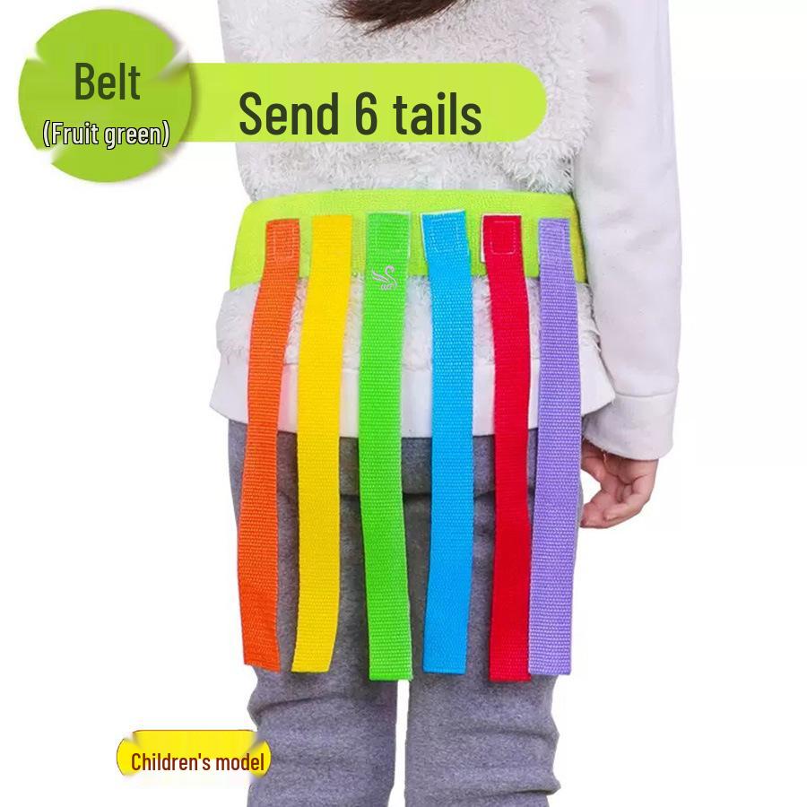 Adjustable Catch the Tail Waistband: Parent-Child Team Building Toy for Sensory Integration and Sports Fun