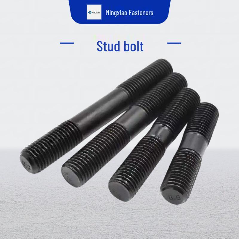 35CrMo High-Strength Double-Ended Stud Bolt with Blackening and Hot-Dip Galvanized Thread Rod