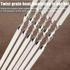 6pcs Stainless Steel Barbecue Skewer Flat BBQ Sticks Fork Outdoor Camping Picnic Utensil Kitchen Accessories