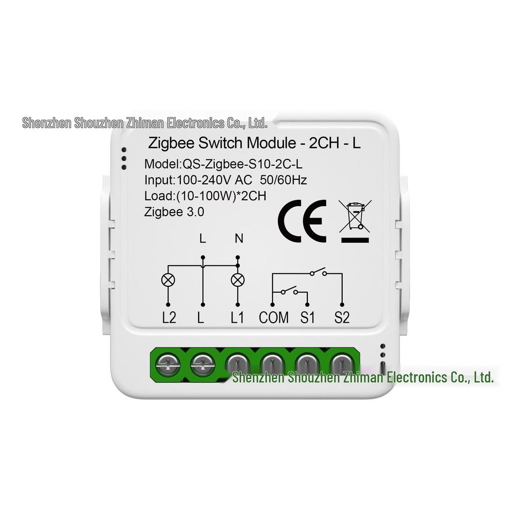 Zigbee Tuya Smart 123-Way Single-Live Wire Switch Relay