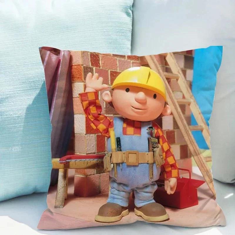 B-Bob der Baumeister Dekorative Kissenhülle x Zierkissen Kissenbezüge Herbstdekoration Raumdekor Kissenbezüge