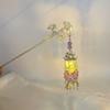 Ancient Palace Lantern Hairpin, Fringed High-end Luminous Hairpin, Women's Headdress, Hanfu Hair Accessories