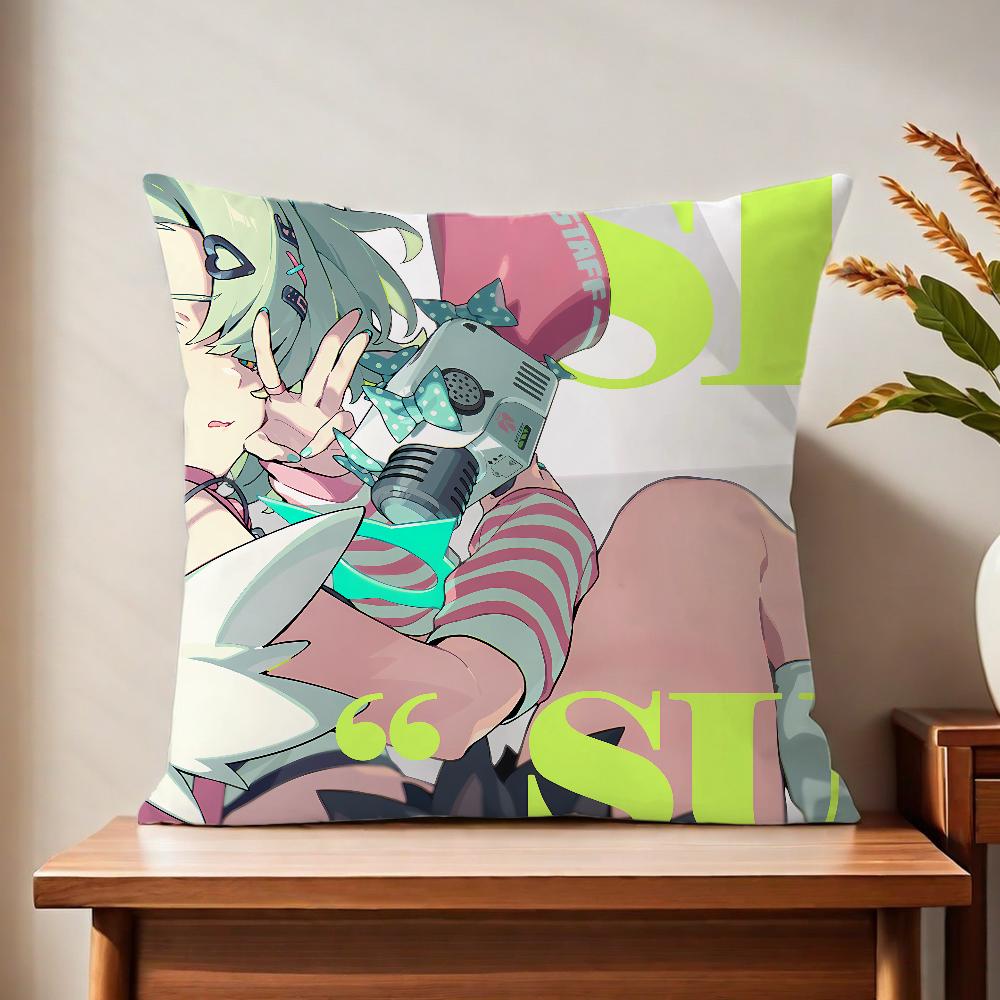 Game ZZZ Angels of Delusion cushion cover For Pillow Printing Sofa Decoration Home Car Room Coffee Shop Office Nordic Simplicity