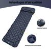 40D Nylon Waterproof Ultralight 1-2 Person Summer Camping Mat with Built-in Pump Portable & Compact for Hiking Outdoor Adventure