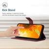 HT04 For Google Pixel 9 Pro XL Leather Case Crossbody Phone Cover with Wallet Stand