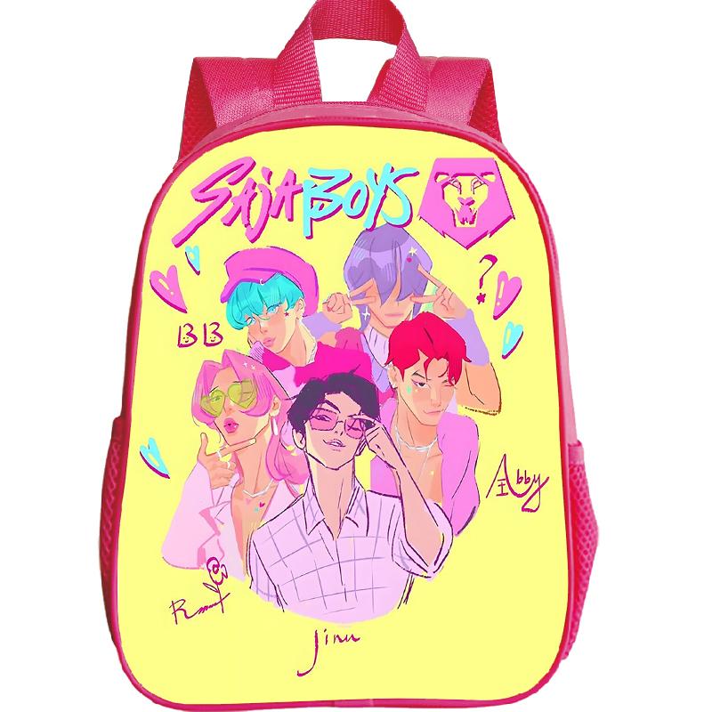 

Kpop Мисливці на Демонів Рюкзак для Дитячого Садка Мультяшний Huntrix Дівчинка K-Pop Малюк Дитяча Сумка Saja Хлопчики Водонепроникний Щоденний Дитячий Mochila 17