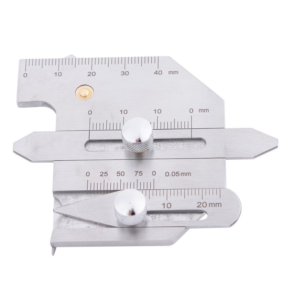 1pc Stainless Steel HJC 40 Welding Gauge Welded Surfaces Joints Undercut Height Gage