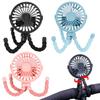 Mini Octopus Fan with Flexible Tripod Portable Handheld Fan 3-Speed Adjustment Mini Desk Cooling Fan 500mAh for Office Room Car