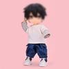 YUYAKESHI Obitsu 11 OB11 Doll Clothes for 11cm Body, GSC Body, Pants, Kimono, Doll Clothes, Overalls, P9 (Dark Blue Pants)