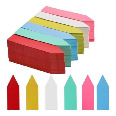 600pack Colorful Garden Sign with Spiked Bottom Plastic Waterproof Hanging Label for Secure Placement In Soil or Pots