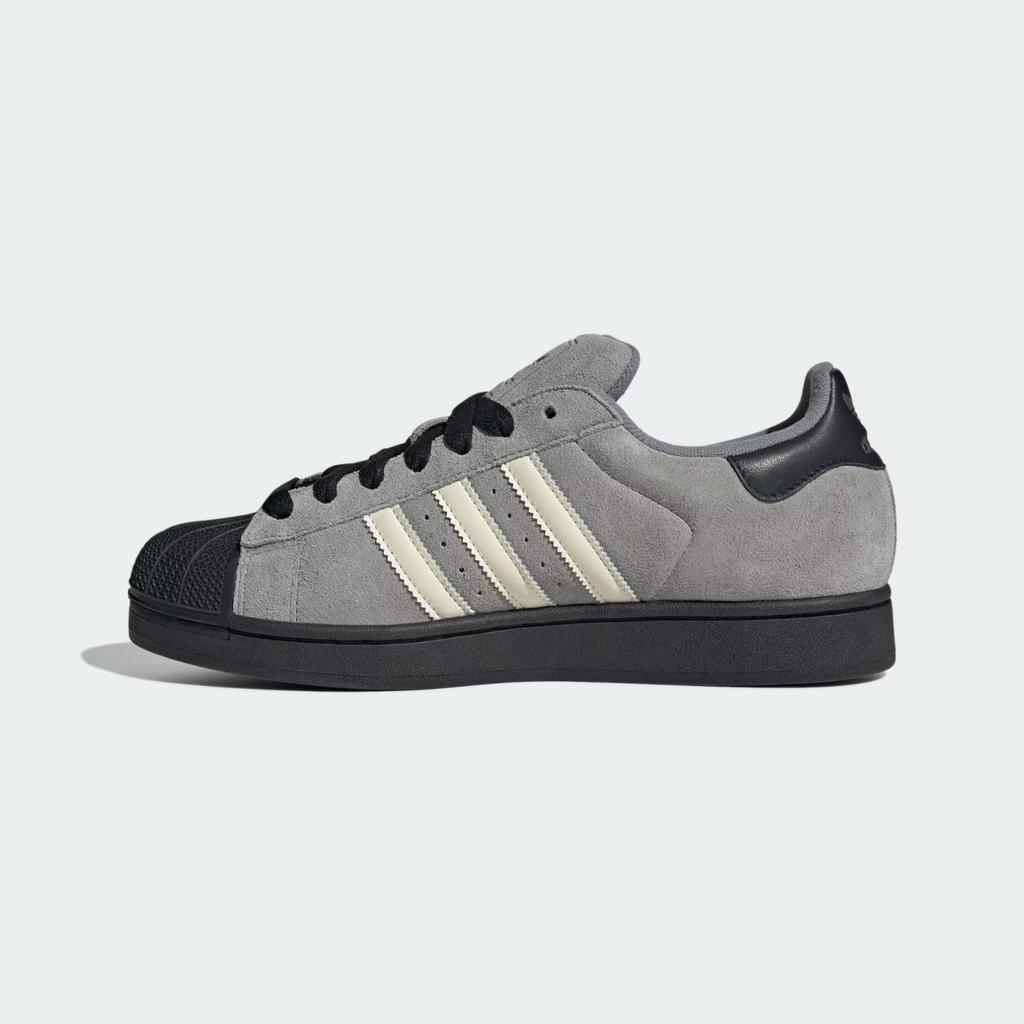 JQ3222 adidas Orignals Superstar 2 Grey Three Cream White Core Black (Men's)