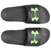 Under Armour Comfortable Versatile Slide Sandals Men Footwear Black Green 6007527-003