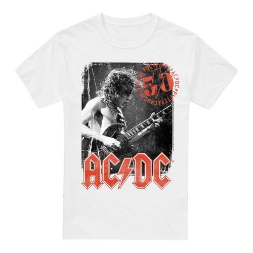 AC/DC Mens Stamp Poster T-Shirt