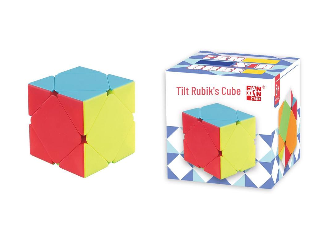 Solid Color Maple Leaf Magic Cube Pyramid Dinosaur Grid Dot Skewed Edge