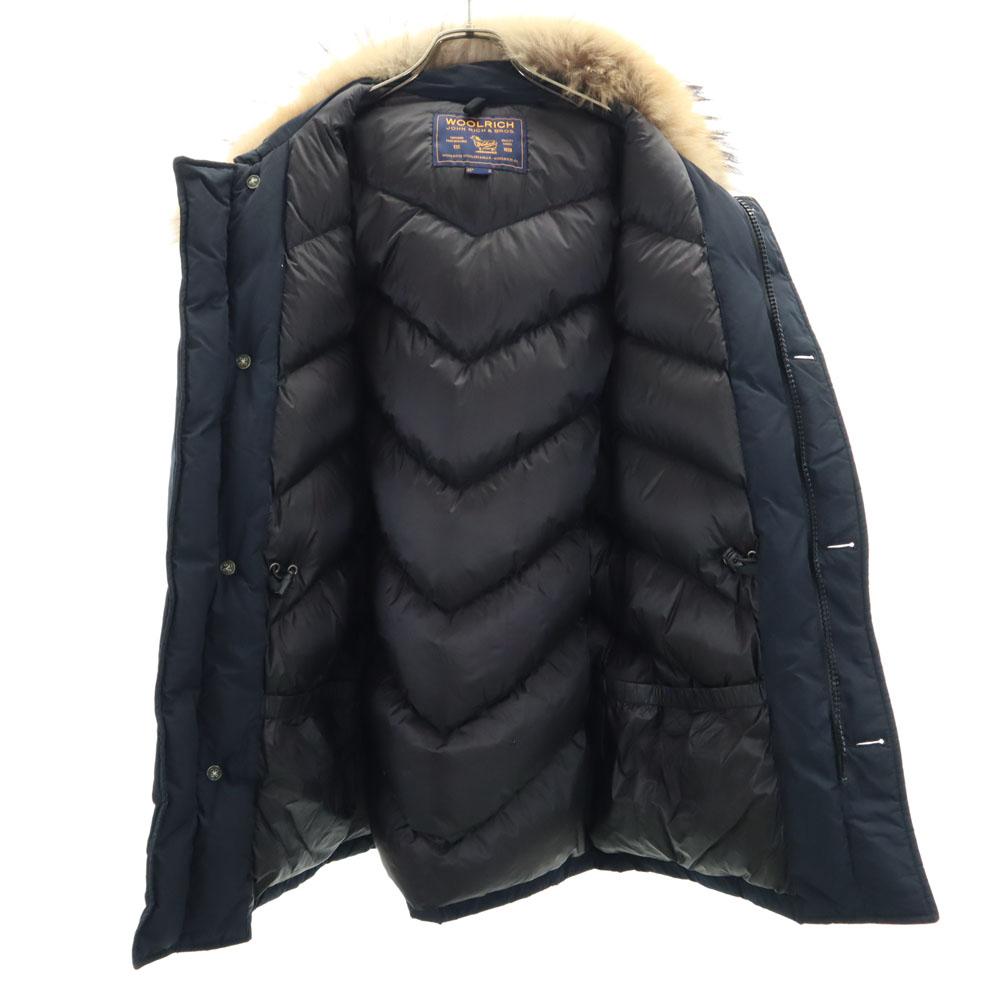 WOOLRICH Made in Moldova Arctic Parker S Navy ARCTIC PARKA Raccoon fur Men's Used