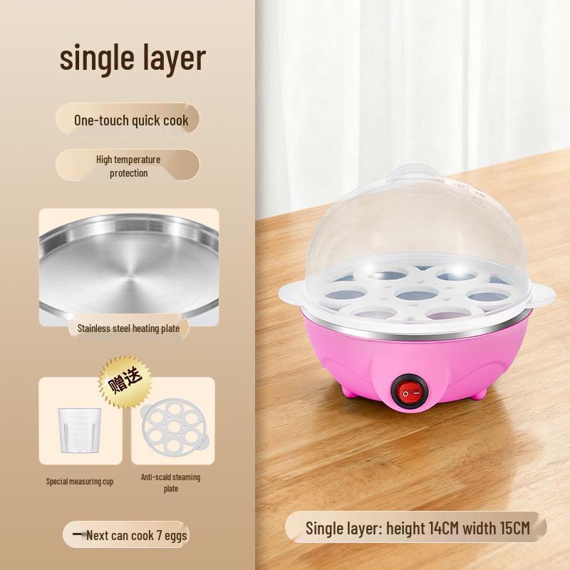

Automatic Stainless Steel Multifunctional Egg Steamer & Cooker for Boiled Eggs - Ideal for Dorms & Small Kitchens 220V China
