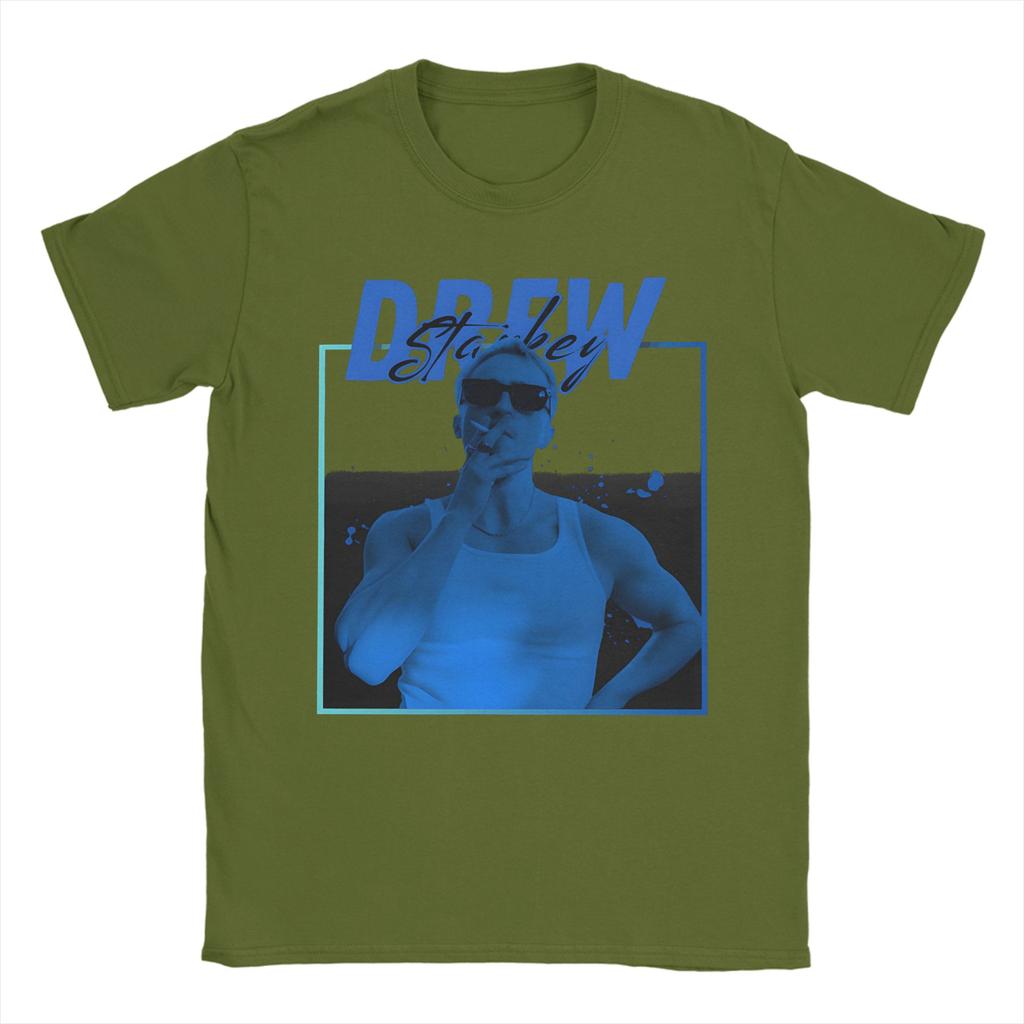 Grappig Drew Starkey T-shirt Voor Unisex Ronde Hals Puur Katoen T-shirt Korte Mouw T-shirt Grote Maten Tops