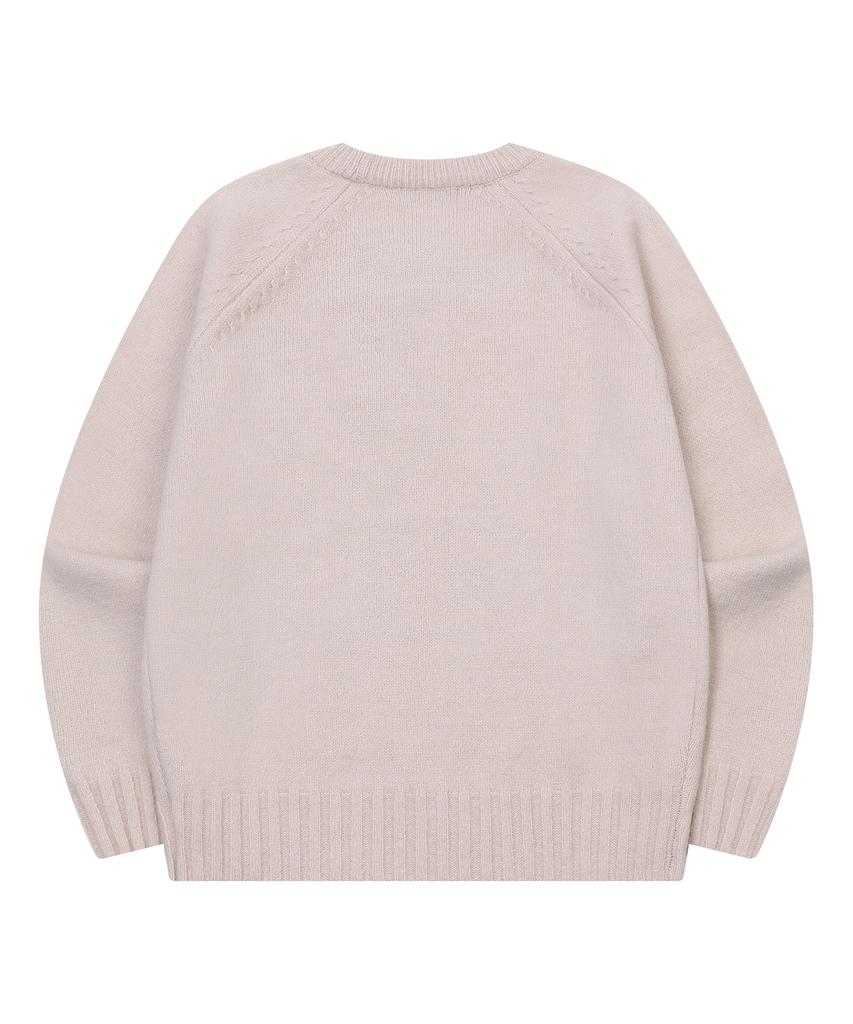 Mucent Monet Raglan Round Neck Knit (4 Colors)