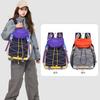 Schoolbag new Japanese in the storm point schoolbag junior high school students casual simple backpack light commute large capacity backpack