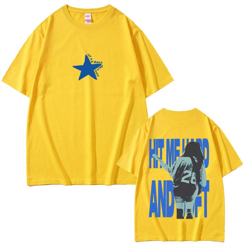 2025 Summer Hit Me Hard and Soft Tour Tshirt Men Women Fashion Pop Music T Shirt Unisex Vintage Tshirts Oversized Streetwear