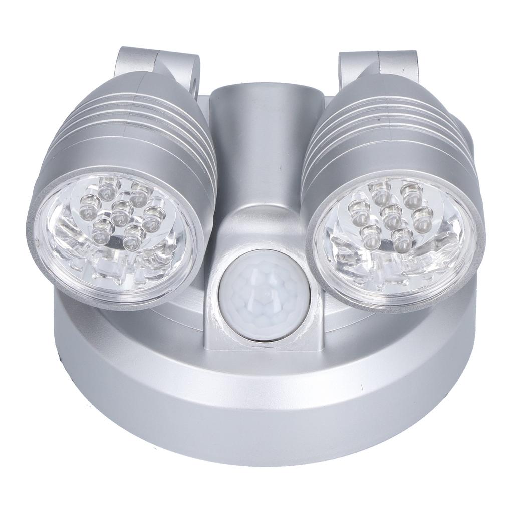 Adjustable Sensor Light Double Head Infrared Induction Motion Sensor Lamp LED Night Light