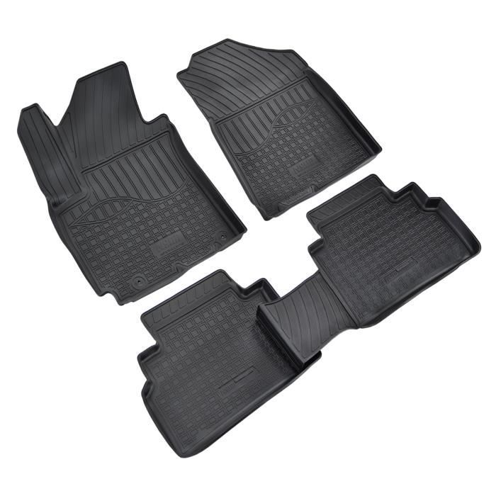 Tapis De Sol En Caoutchouc TPE - NORM Liners - Kia Soul 2019 - Antidérapant - Résistant - Facile à nettoyer