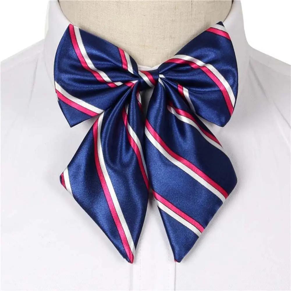 Stripe Airline Stewardess Necktie Korean Style Nurse Neck Wear School Students Neckties Bank Teller Neck Tie Sailor Suit Bowtie