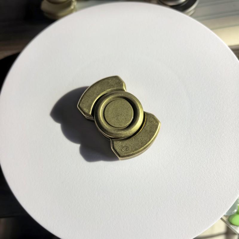 3-in-1 Verwandlungs-Fidget-Spinner Pop-It-Münze EDC Stressabbau-Spielzeug Zinklegierung