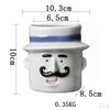 Ceramic Flower Pot Funny Cartoon Planter Artwork Modern Cute Plant Flowerpot for Balcony