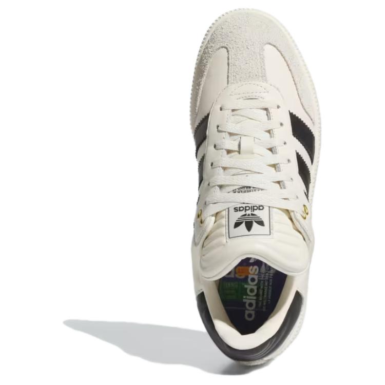 adidas Samba XLG Cream White Black Unisex Sneakers Core-Black Easy-Yellow JH9226