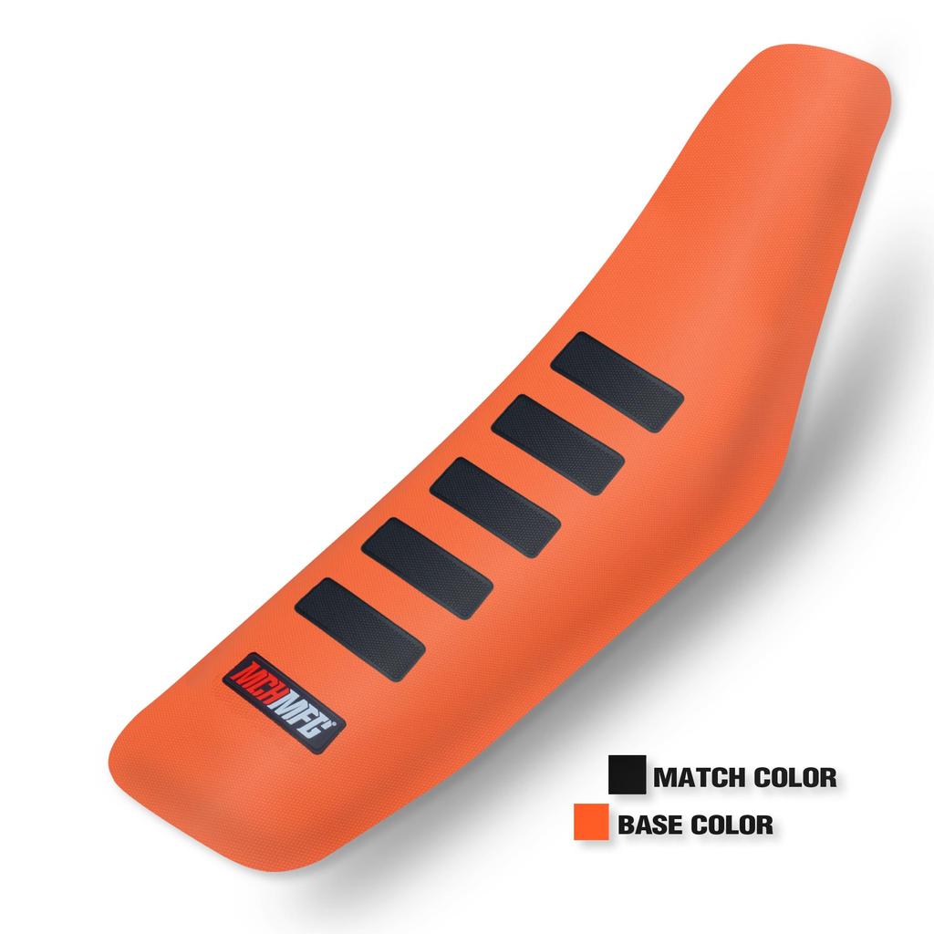 MCHMFG Rib Ribbed Gripper Seat Cover in Waterproof Set Protection Antislip Upset Apply to For SXF EXC KXF CRF YZF WR TC TE
