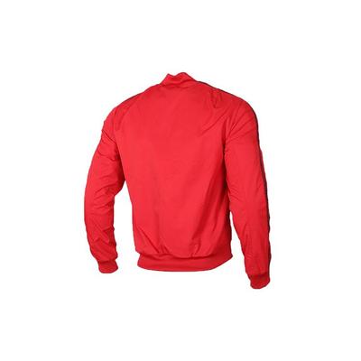 Manchester United Jacken Herren Rot Baseballkragen Moderat Pilot DX9077