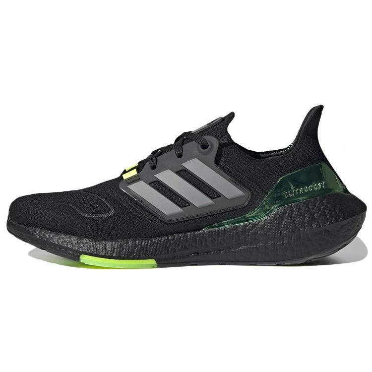 adidas Ultraboost 22  Black Beam Green  Men s GX5917 EU 42