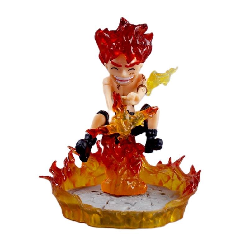 

10 см цельный Луффи Шестеренка 5 фигурка Бога Солнца Ника аниме фигурка статуэтка из ПВХ модель коллекция украшение стола игрушка подарок для детей красный