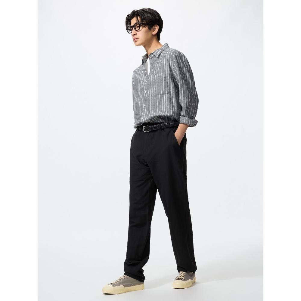 Uniqlo Japan Linen Blend Easy Pants Long