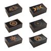 Portable Tarots Cards Box Astrology Divination Storage Case Wood Cards Container Exquisite Astrology Trinkets Box