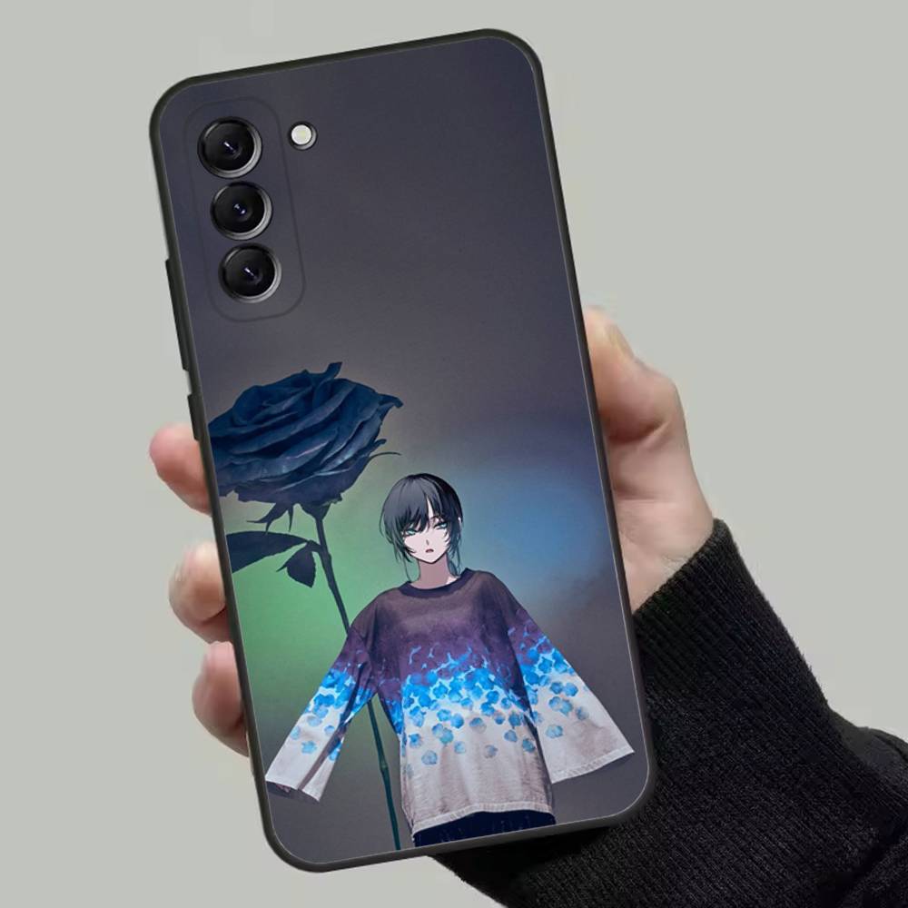 Ado Kyogen X Uta Handyhülle Für Samsung Galaxy A13,A21s,A22,A31,A32,A52,A53,A71,A80,Weiche Schwarze Schale
