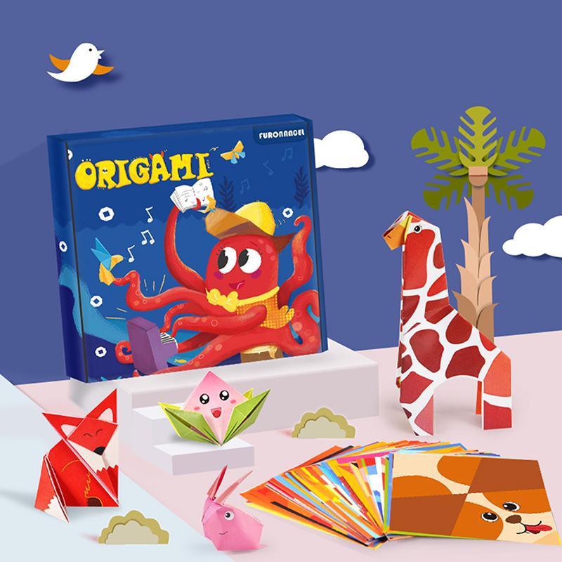 Origami Kit For Kids Ages 5-16, 108 Sheets With 54 Patterns & Instruction Book | Origami Paper Kit For Beginners & Advanced