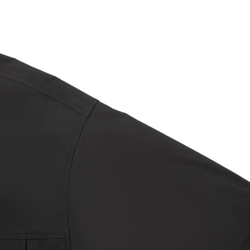 Li Ning All Things Have Spirit Series Casual Short Sleeve Shirt Men shirts Black ASHW049-3